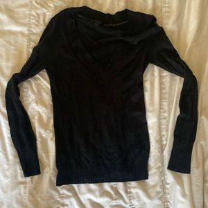 Express Design Studio deep v-neck sweater Y2K vintage